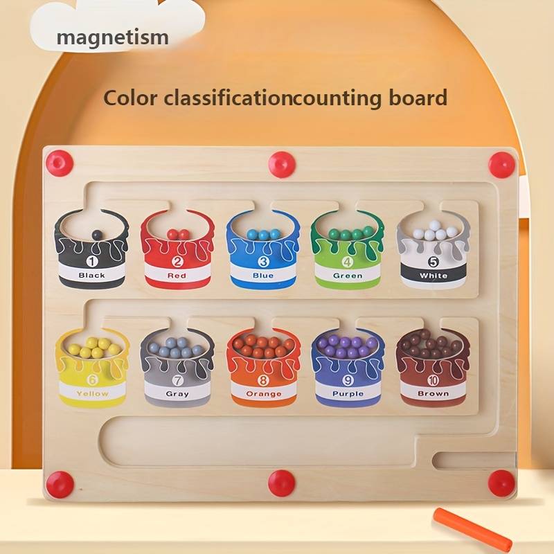 Magnetic Color Counting Board For Kids