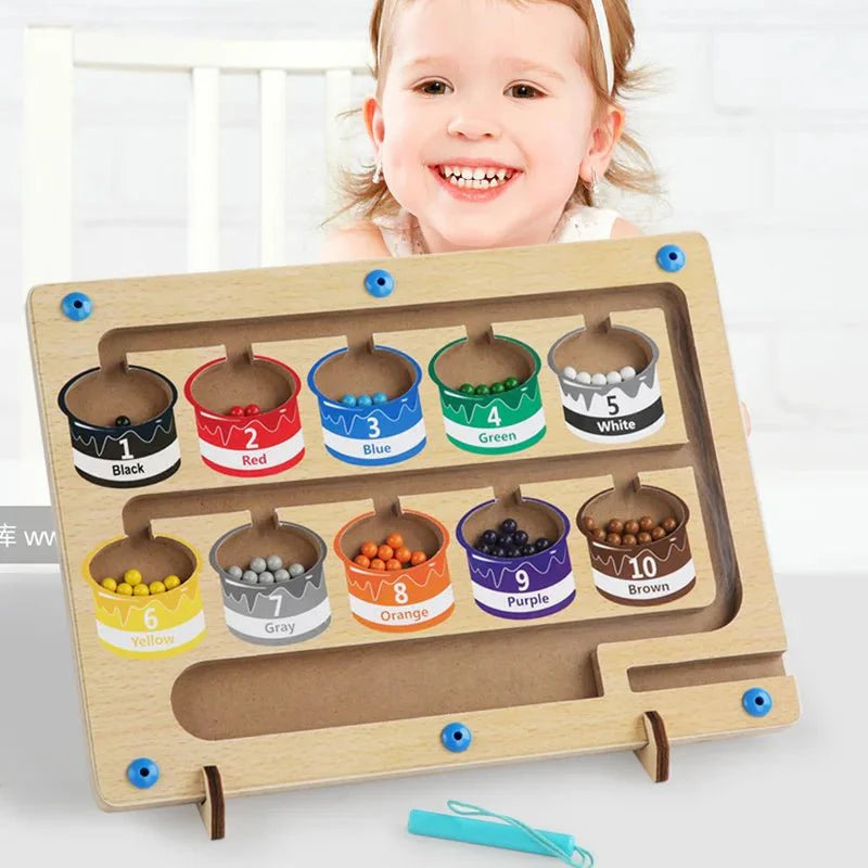 Magnetic Color Counting Board For Kids