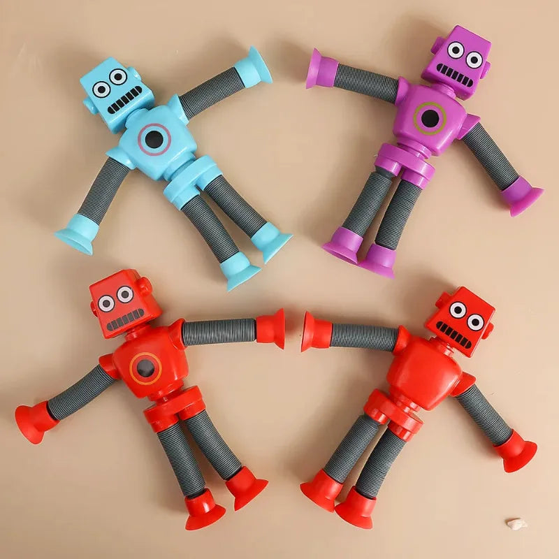 Telescopic Suction Robot Toy For Kids