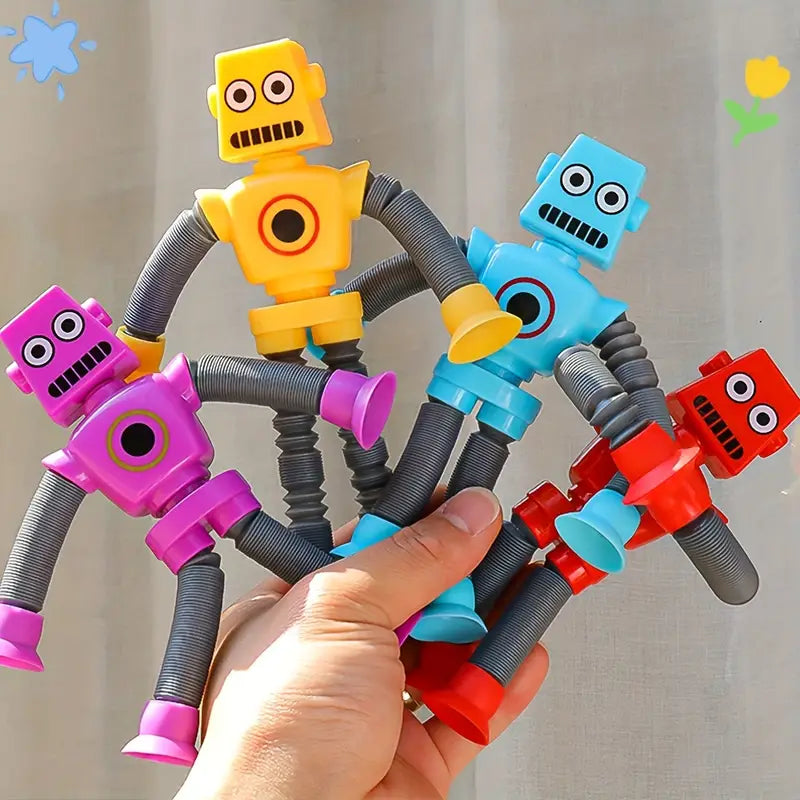 Telescopic Suction Robot Toy For Kids