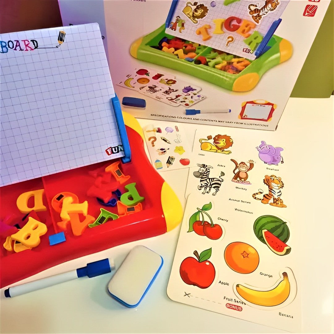 2 in 1 Learning Magnetic Drawing Board