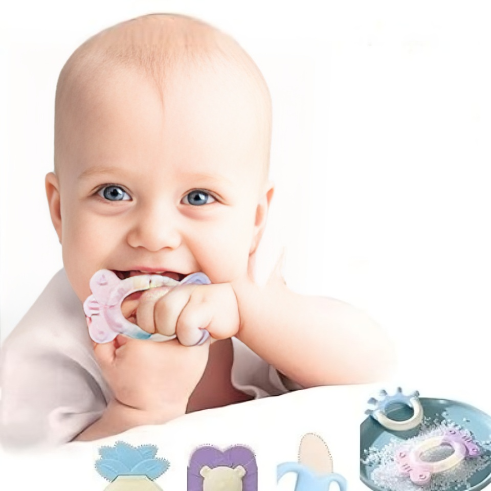 Cute Shape Baby Soft Silicon Teether