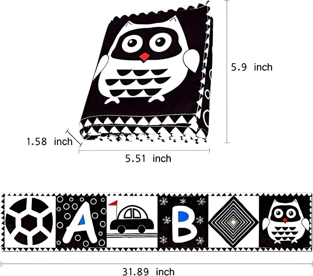 Soft and Cuddly Owl Sensory Book for Little Ones