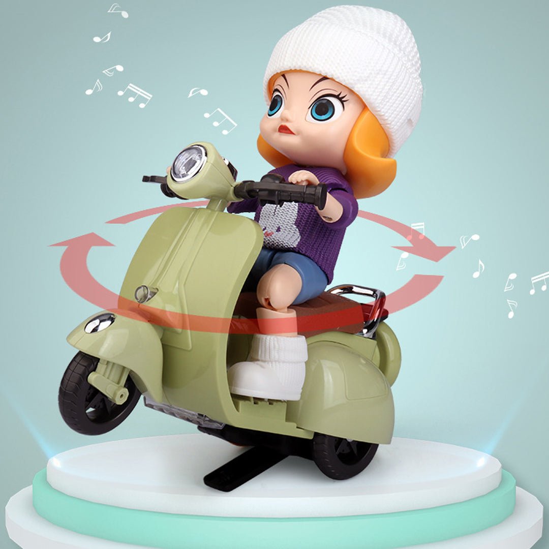 Electric Stunt Girl Tricycle Toy