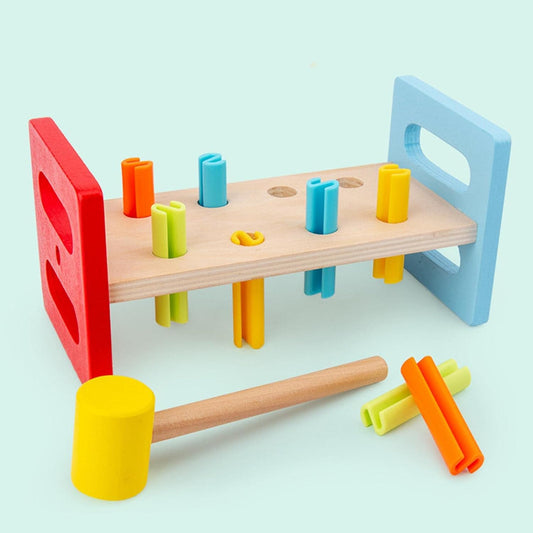 Montessori Soft Head Hammer Punch Toy