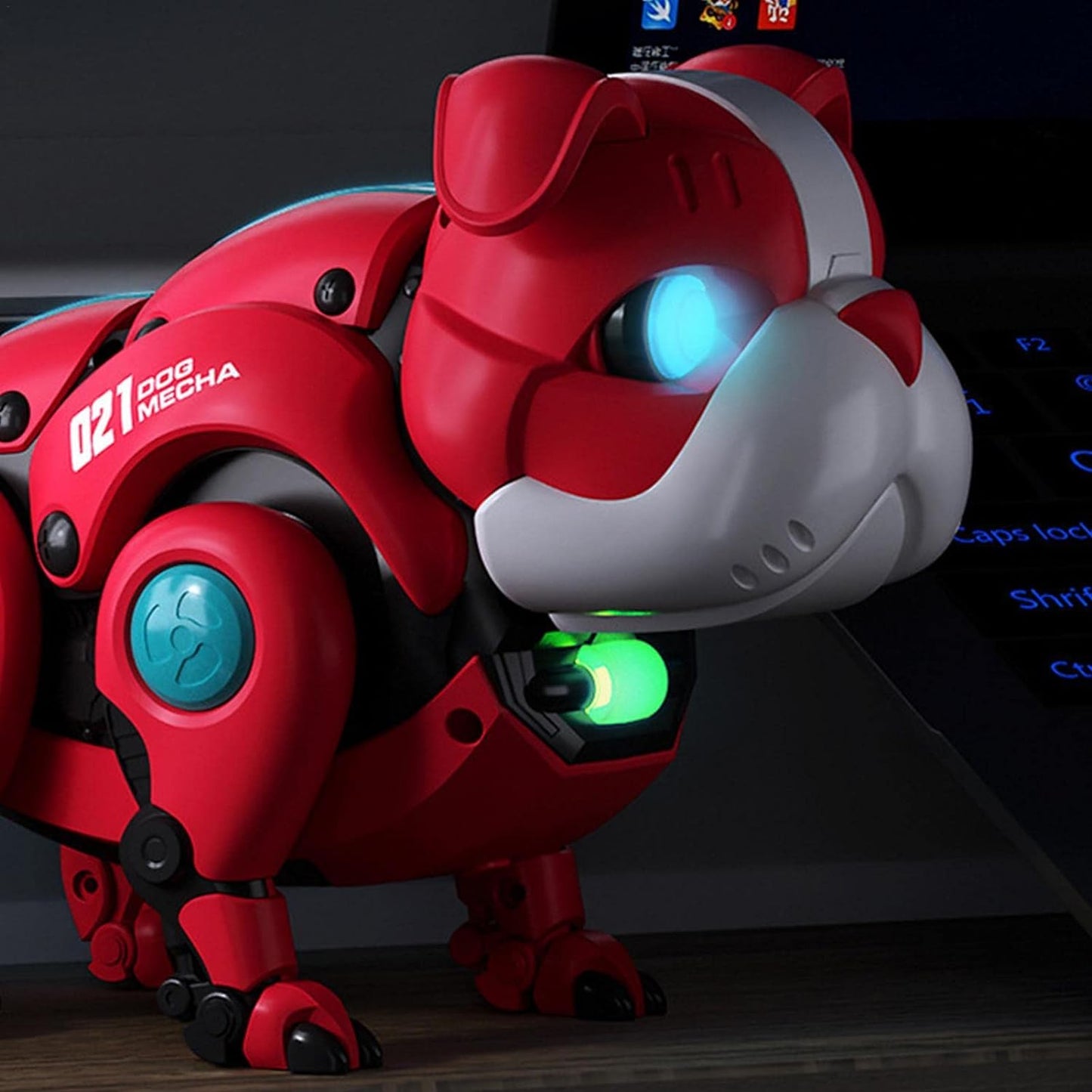 Electric Voice Control Robot Dog With Lights & Music