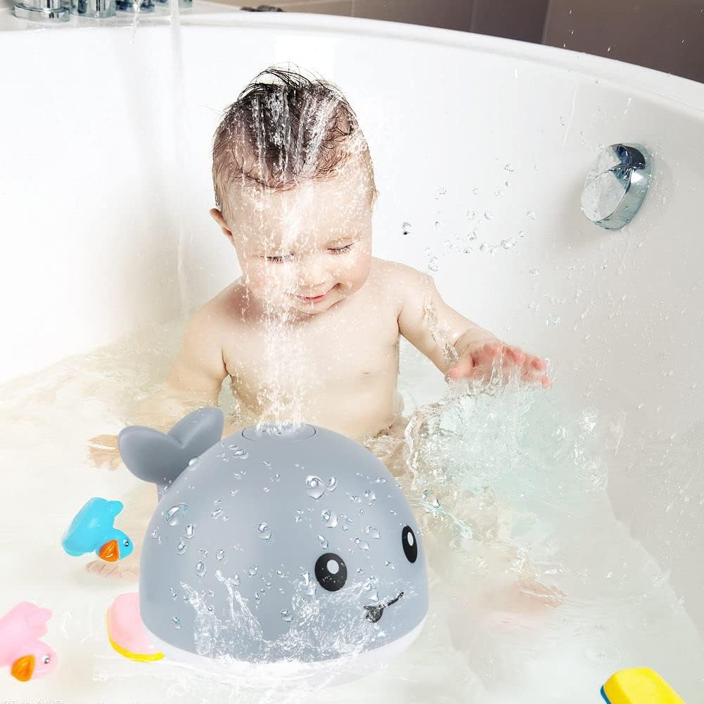 Whale Induction Spray Water Toy