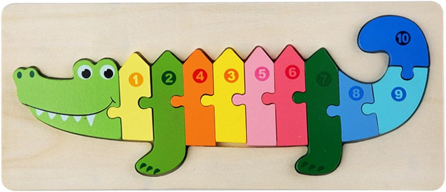 Wooden Character Puzzle Shapes