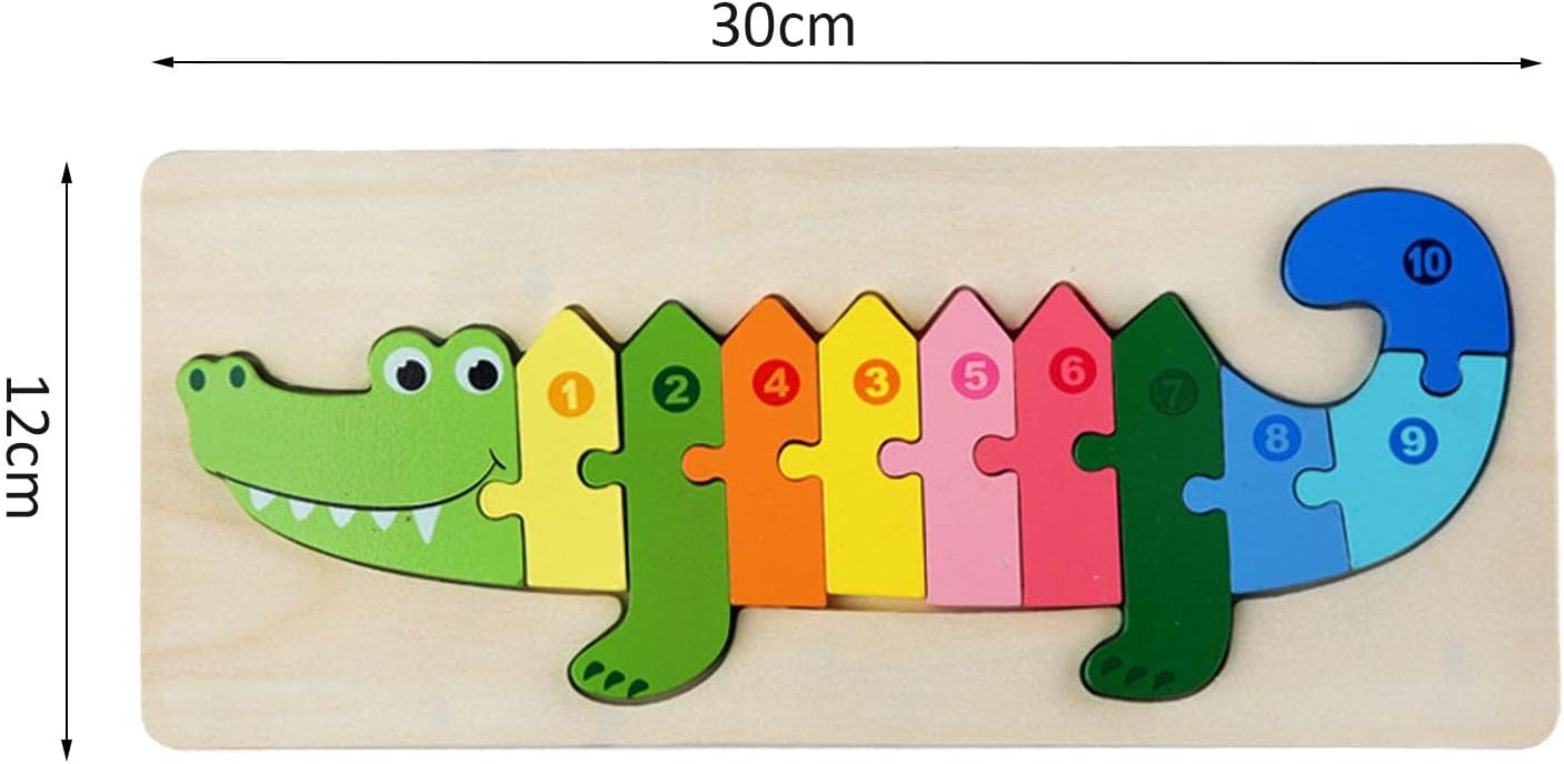 Wooden Character Puzzle Shapes
