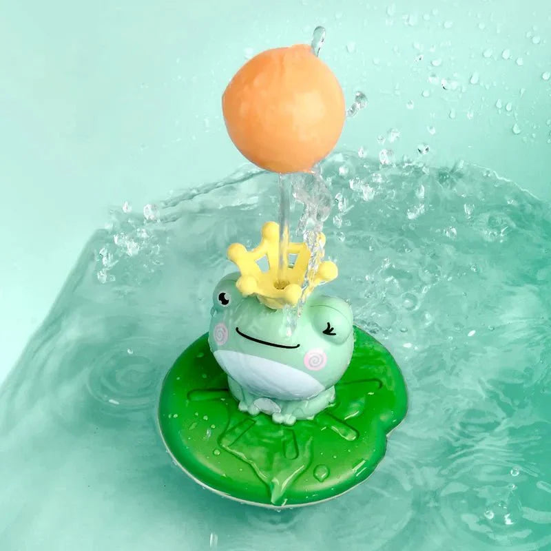 Water Induction Bathing Frog Sprinkler Toy