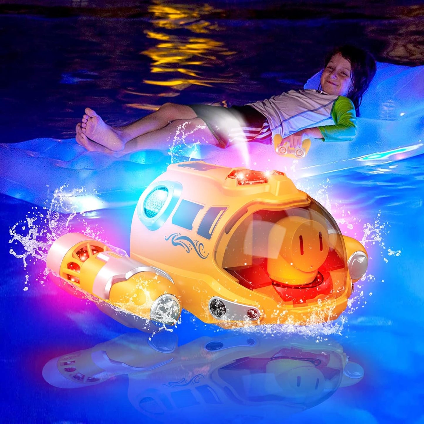 Electric Water Spray RC Boat With Light