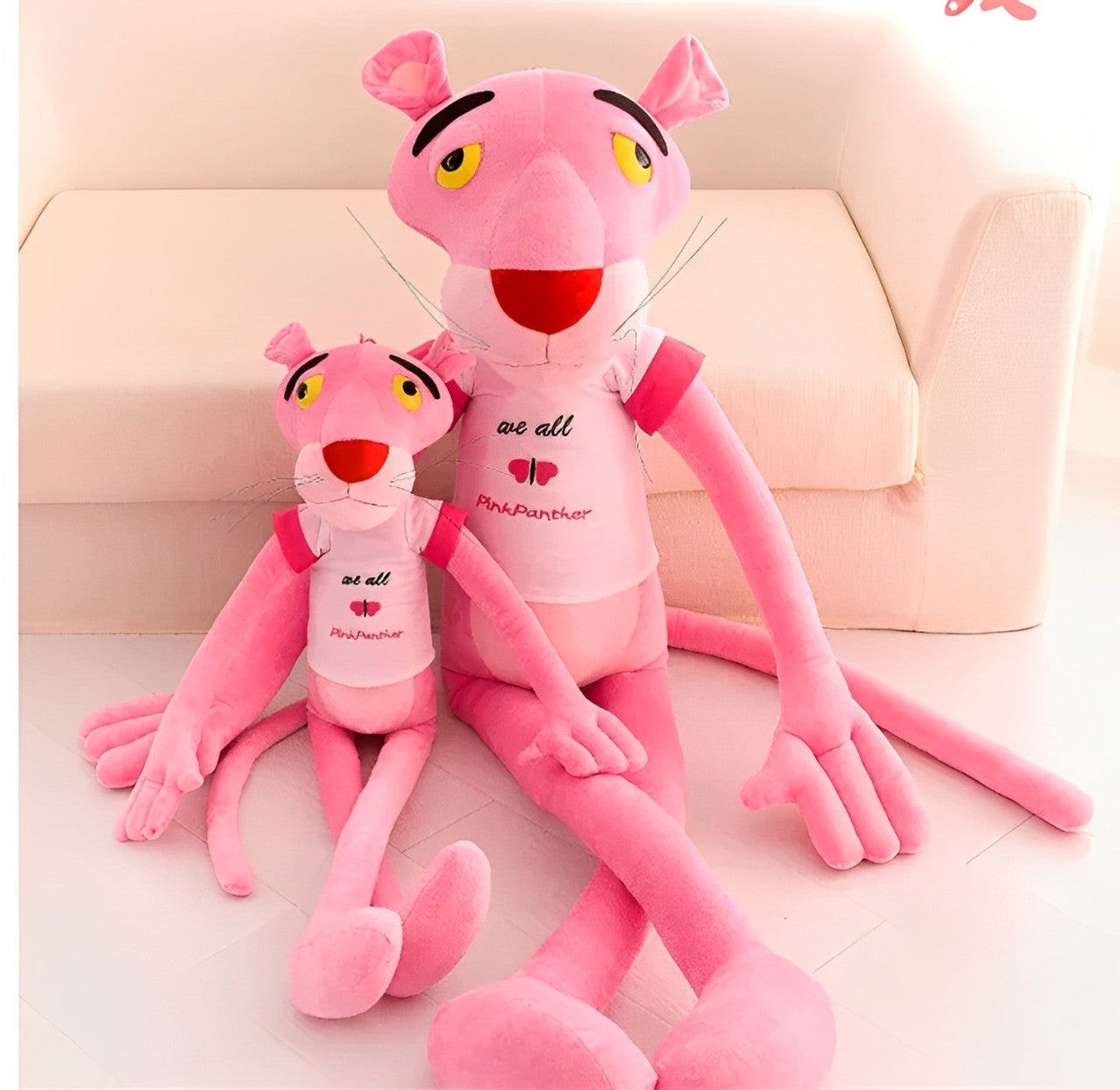Adorable Pink Panther Soft Toy
