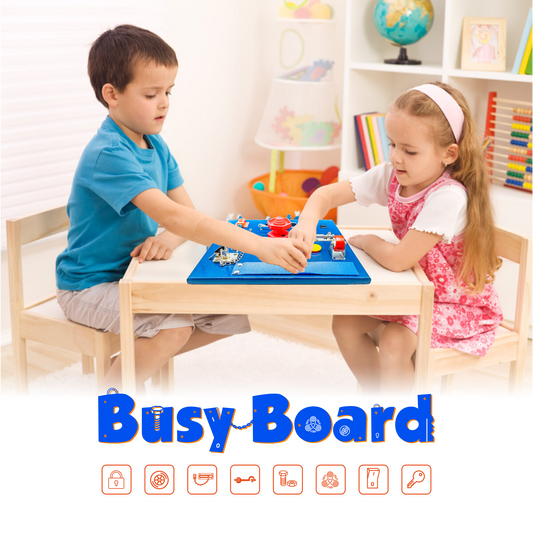 Wooden Montessori Busy Activity Learning Board