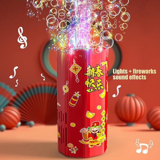 Musical & Lighting Fireworks Bubble Machine