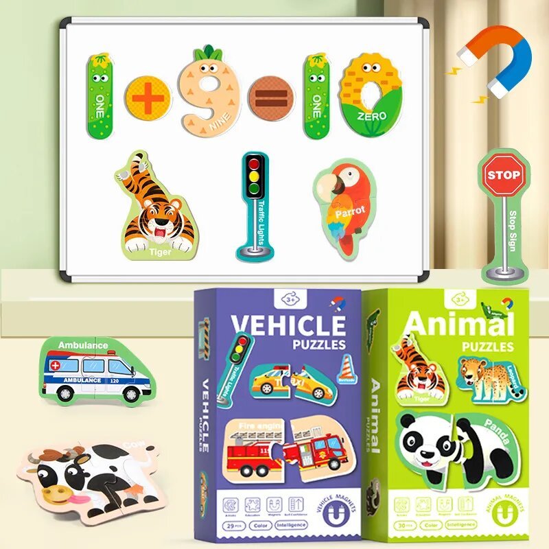 Children's Magnetic Puzzles Toys