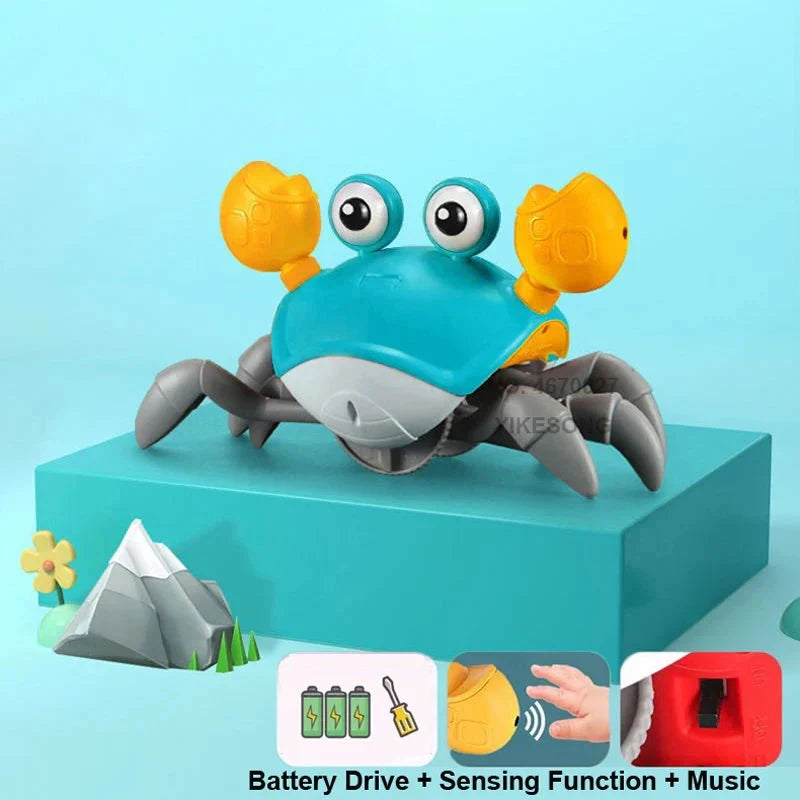 Interactive Musical & Sensor Crawling Crab