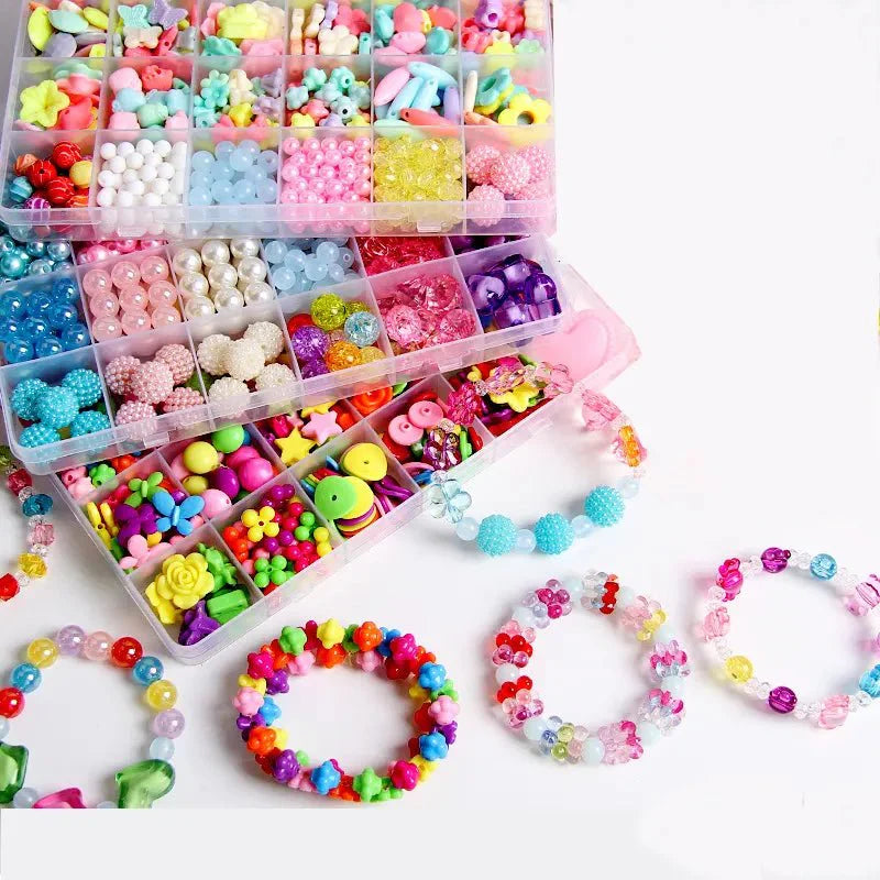 Girls DIY Handmade Jewelry Making Beads Set