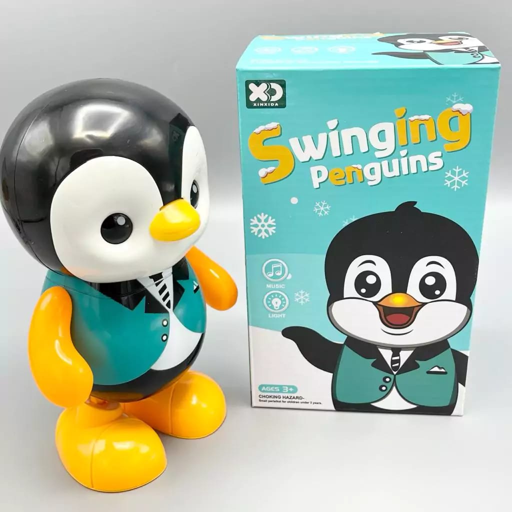 Dancing Penguin Toy With Lights
