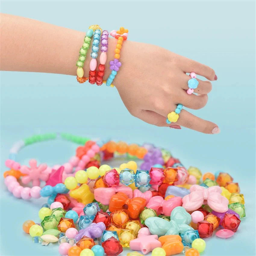 Girls DIY Handmade Jewelry Making Beads Set