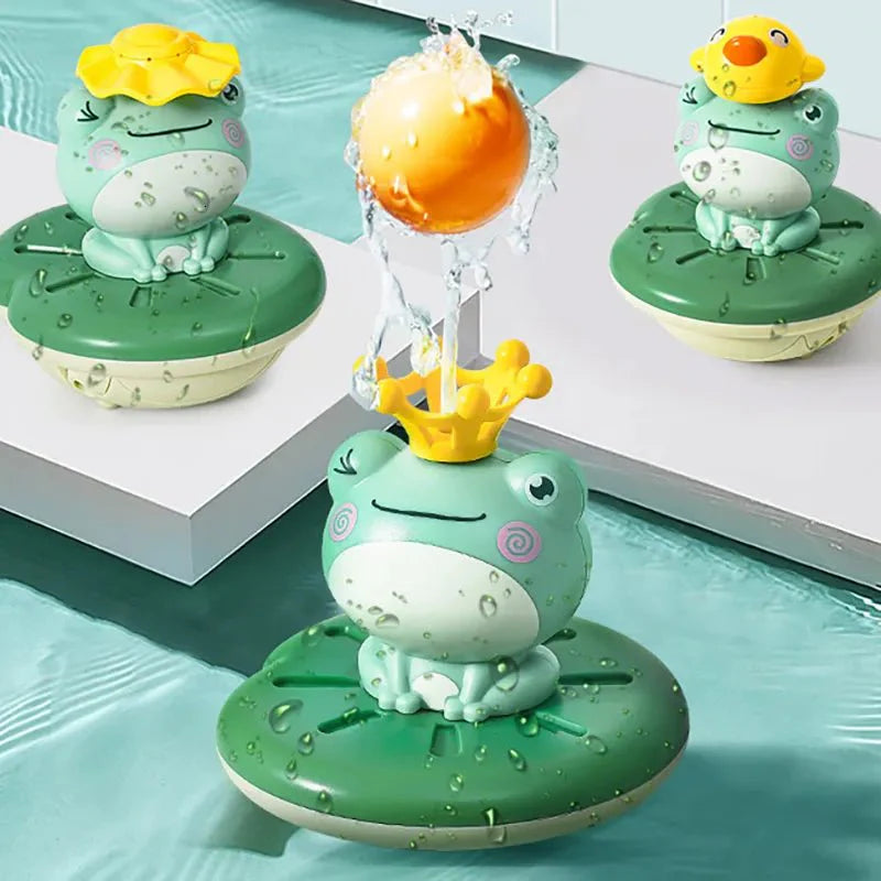 Water Induction Bathing Frog Sprinkler Toy