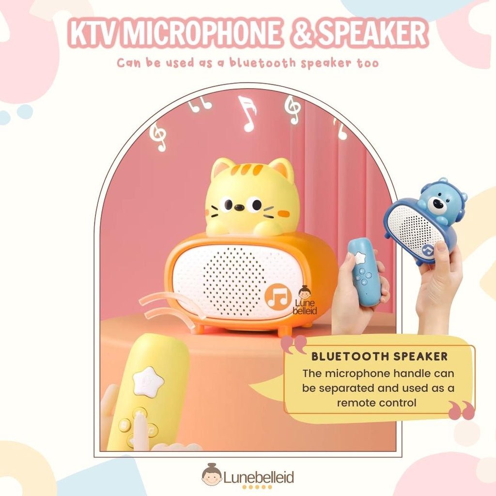 Cartoon Microphone & Bluetooth Speaker Toy