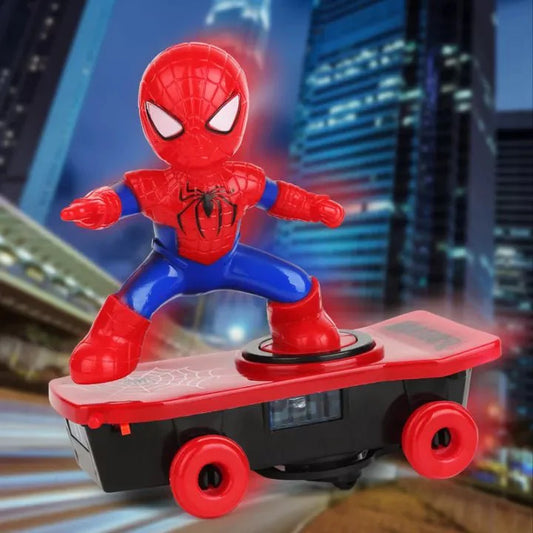 Spider-Man Electric Stunt Skateboard Toy